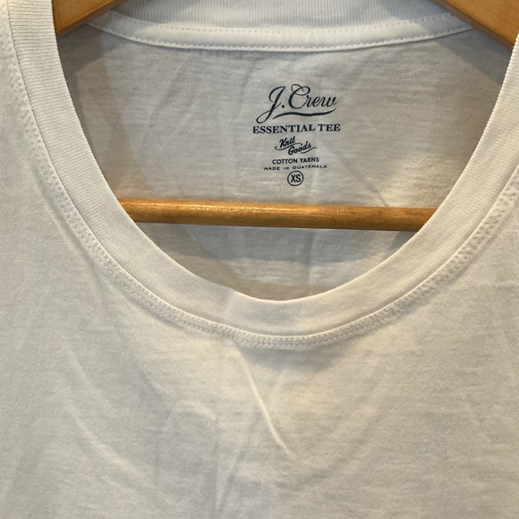 J Crew white cotton T-shirt size XS - Picture 5 of 5